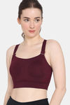 Zelocity High Impact Quick Dry Sports Bra - Pickle Beet — thumbnail 5